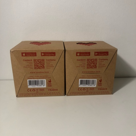 Lovebox Pixel Black & White Long Distance Love Note Messaging Device - Picture 15 of 16